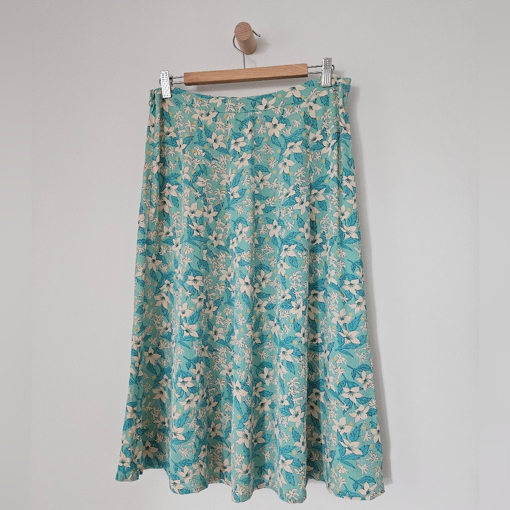 April Cornell Vintage Midi Skirt Size M